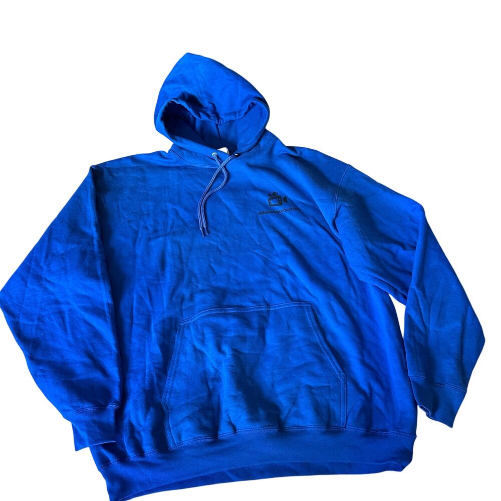 Port Authority Black Logo Hoodie - Men's Extra Large